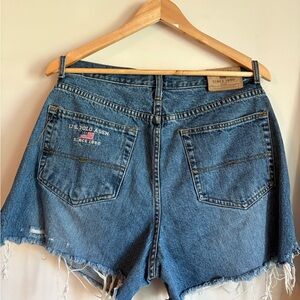 Relax fit U.S. Polo Assn. Women's Classic Blue Jean Shorts